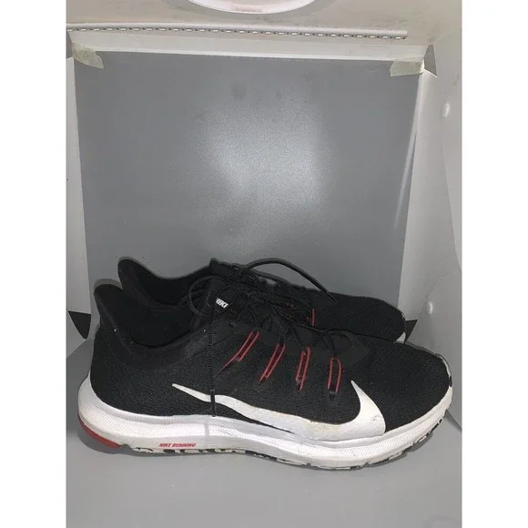 Nike Shoes Nike Mens Quest Black Running Shoes Sneakers Size